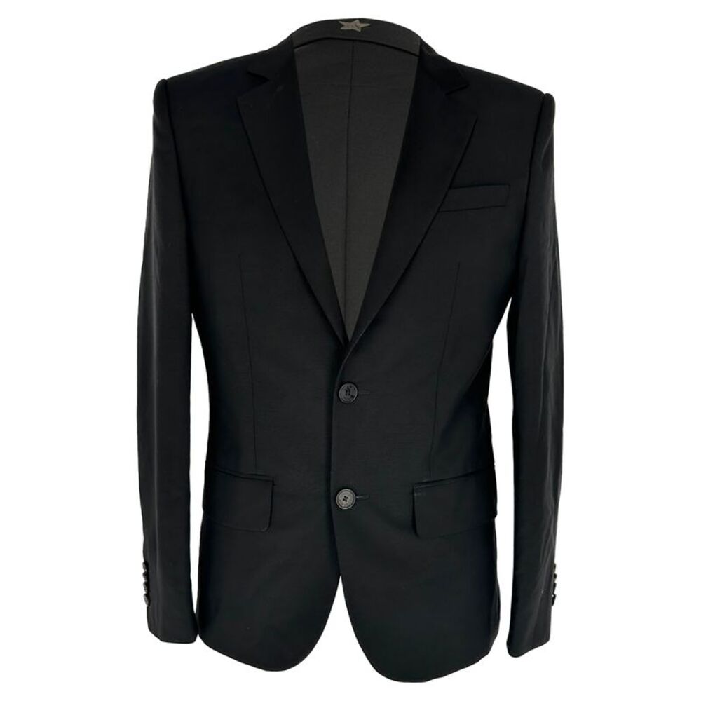 Givenchy Single-Breasted Blazer in Black Wool